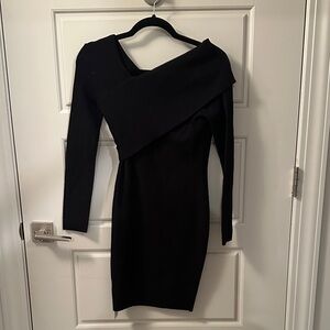 Elegant Black Off-Shoulder Dress